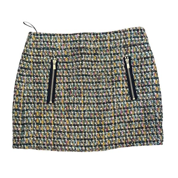 J. crew Dolce Tweed wool / mohair blend skirt, sz 2 - Picture 2 of 6